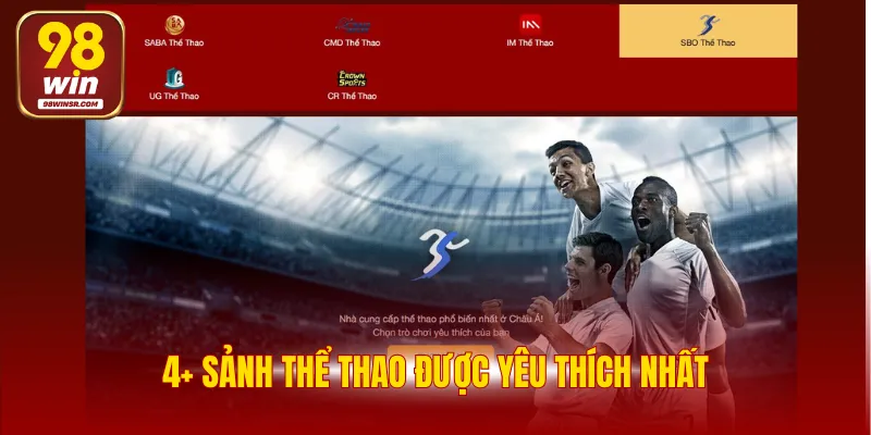 4+ sảnh thể thao được yêu thích nhất